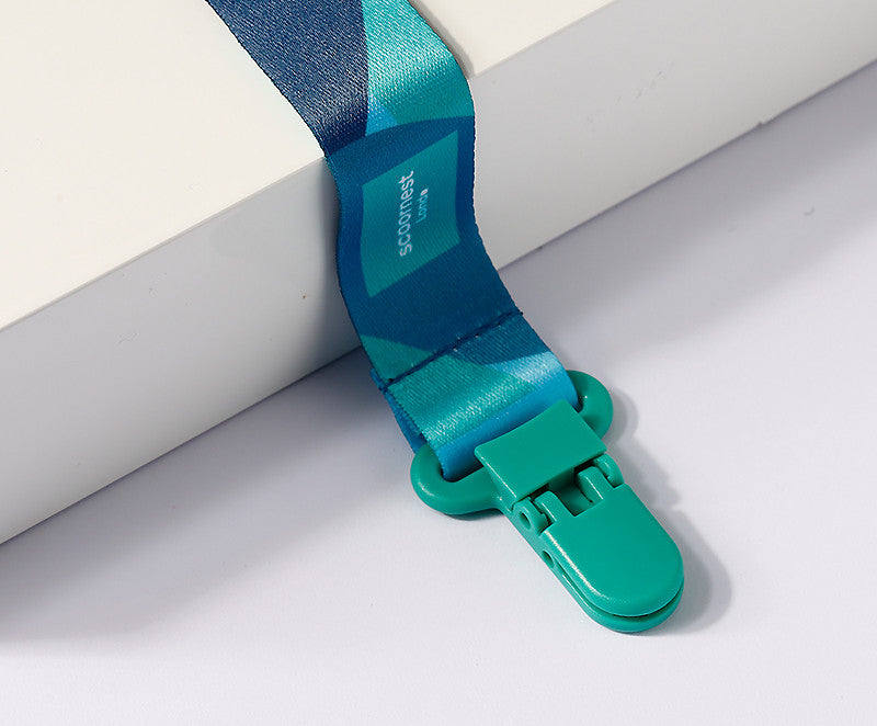 Adult Pacifier Chain Clip – Stylish Keeper Strap with Teether Ring