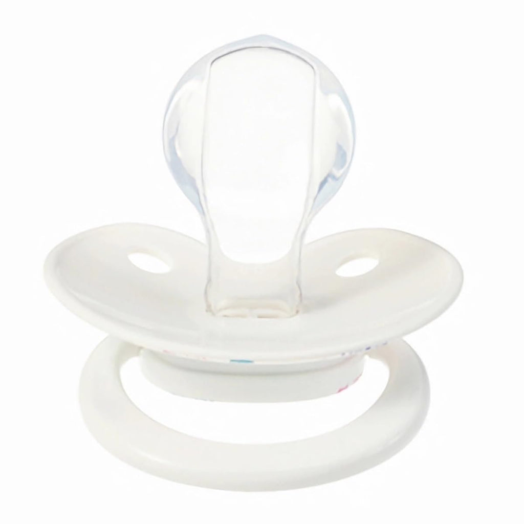 Cute Adult Sized Silicone Pacifier: Large Shield Paci for Anxiety - Handle Binky Butterfly Shaped Printed Pacifier